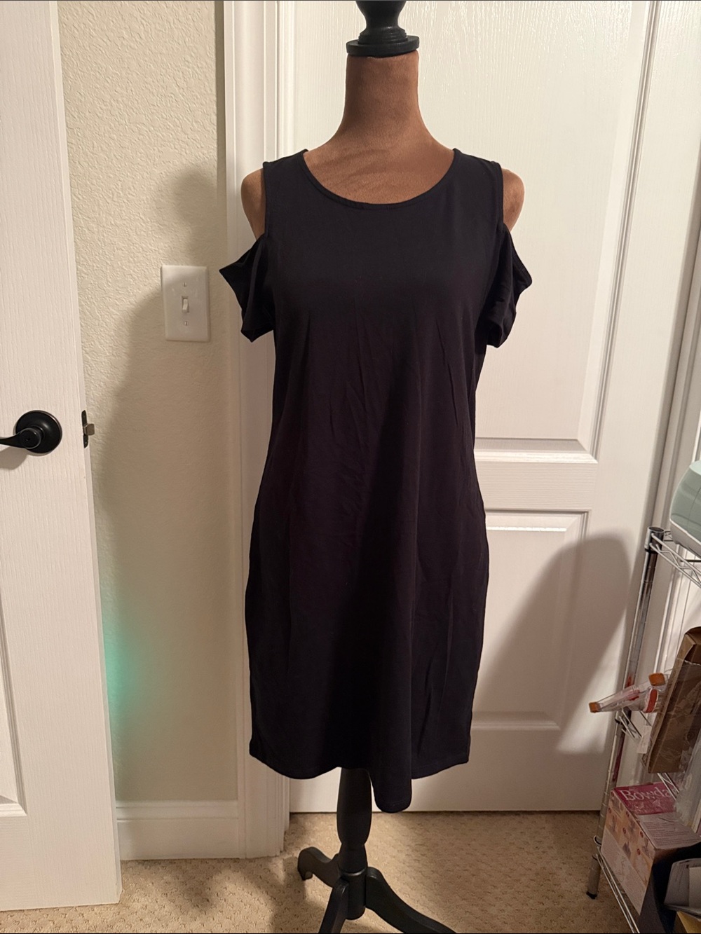 MICHAEL Michael Kors Black Top with Brand Tag